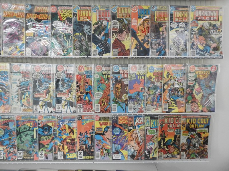 Huge Lot 140+ Comics W/ World's Finest, Unknown Soldier,  +More! Avg FN+...