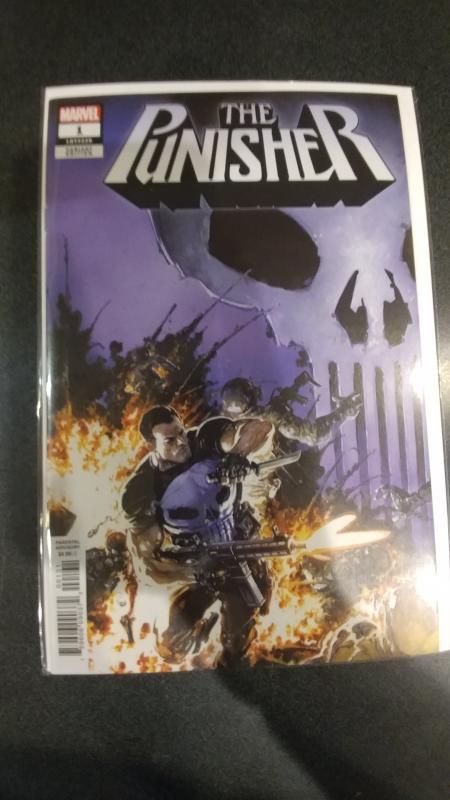 Punisher #1 1:25 Clayton Crain Variant Marvel 2018