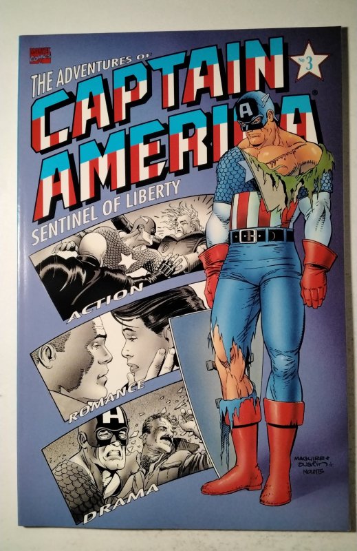 Adventures of Captain America #3 (1991) Marvel Comic Book J757