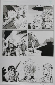 TIGRESS TALES #5 Original Mike Hoffman art, Page #7, Signed, published