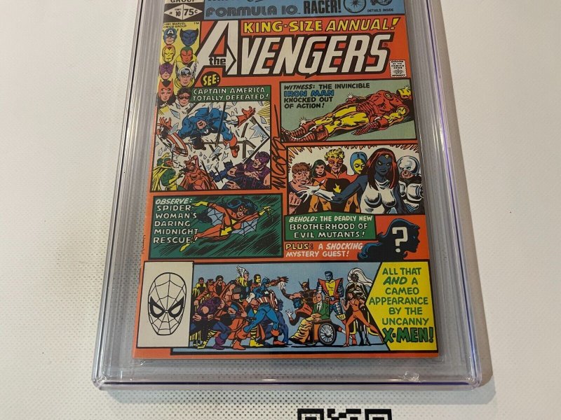 Avengers King Size Annual # 10 CGC Graded 9.0 Marvel Comic SIGNED By Golden JH7