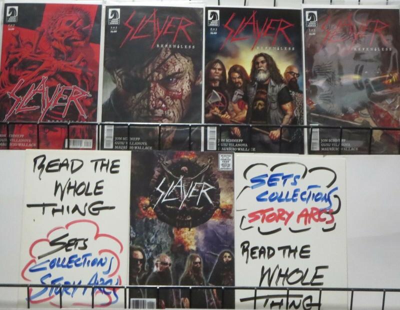 SLAYER: REPENTLESS (Dark Horse, 2017) #1-3 COMPLETE! Plus Variant & bio comic NM