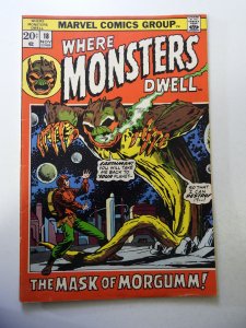 Where Monsters Dwell #18 (1972) VG/FN Condition