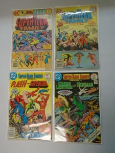 Super-Team Family lot 9 different from #1-12 avg 5.0 VG FN (1975-77)