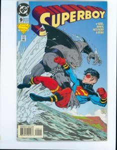 Superboy #9 (1994) 1st full appearance of King Shark