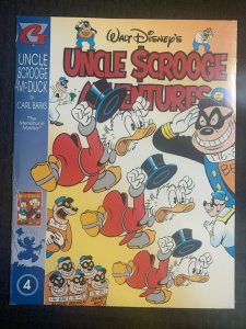 1980's UNCLE SCROOGE ADVENTURES Gladstone #4 by Carl Barks SEALED with Card