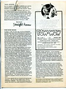 Straight Arrow Pow-Wow Vol. #2 #7 1988- Western fanzine newsletter