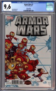 Armor Wars #1 Skottie Young Cover (2015) CGC 9.6 NM+