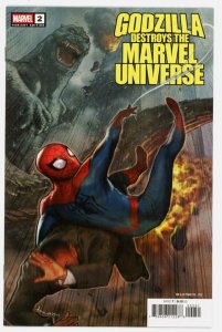 GODZILLA DESTROYS THE MARVEL UNIVERSE #2 MARVEL 2025 STONEHOUSE VARIANT NM