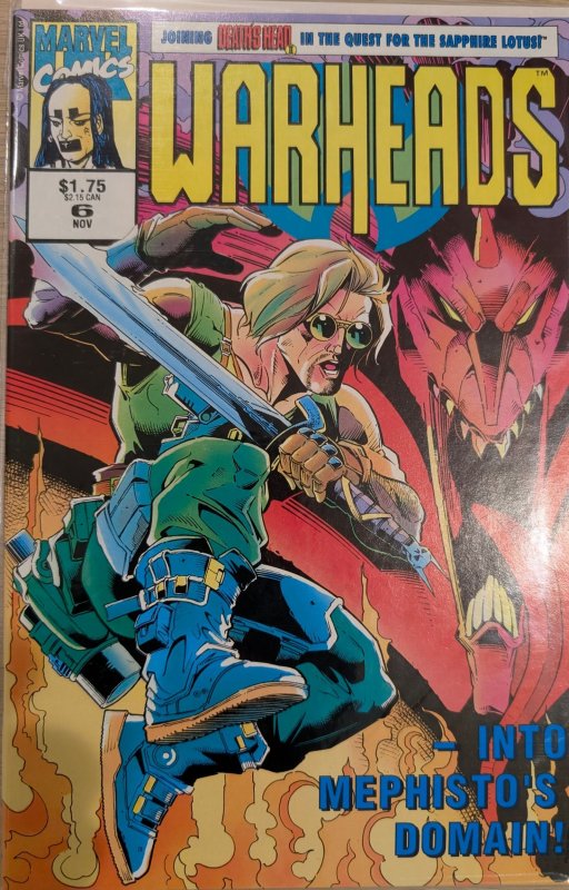 Issues #1–10 of Marvel UK Warheads (1992)