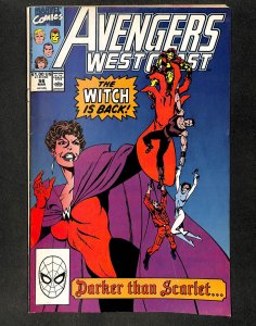 West Coast Avengers #56 1st Dark Scarlet Witch!