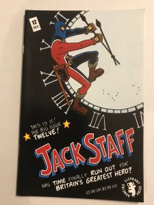 Jack Staff #12 : Dancing Elephant 12/03 NM-; scarce last issue, B/W, UK hero