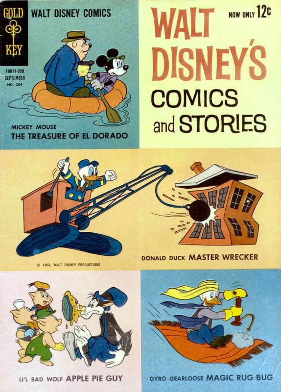 Walt Disney's Comics and Stories #264 GD ; Gold Key | low grade comic September 