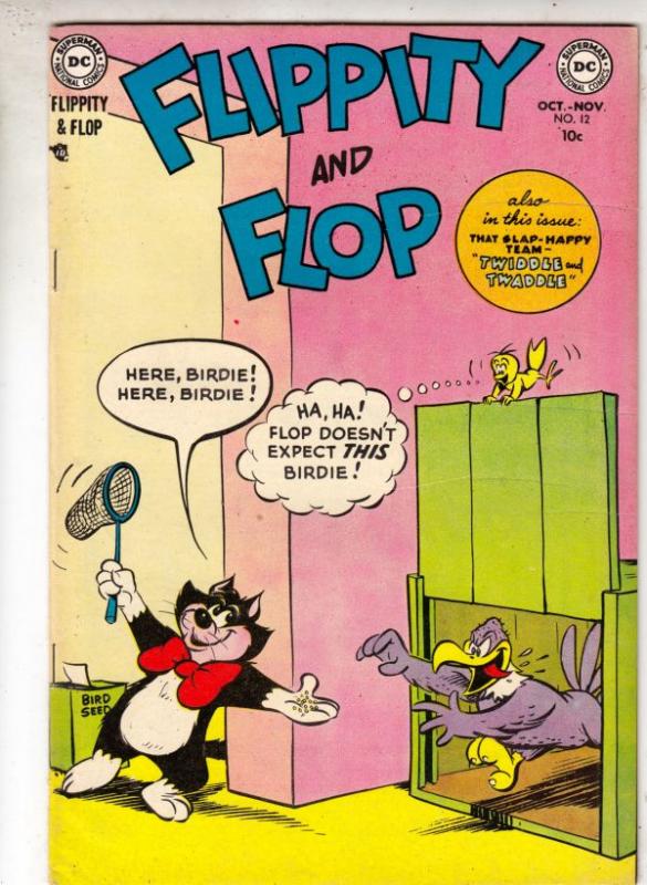 Flippity and Flop #12 (Oct-53) FN/VF+ High-Grade Flippity, Flop