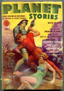 Planet Stories Pulp Fall 1942- autographed Bob Tucker- Vampire Queen G/VG