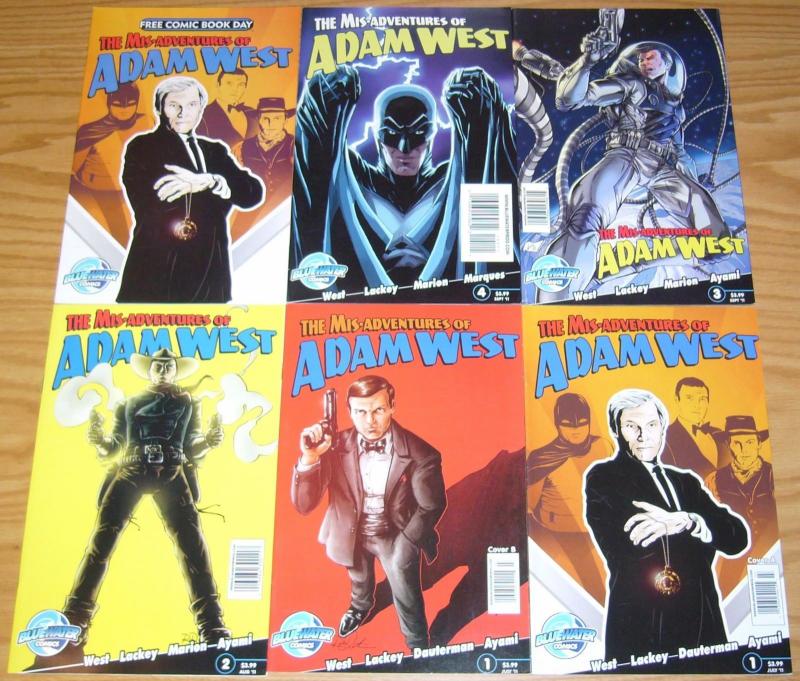 Mis-Adventures of Adam West #1-4 VF/NM complete series + variant + FBCD - set