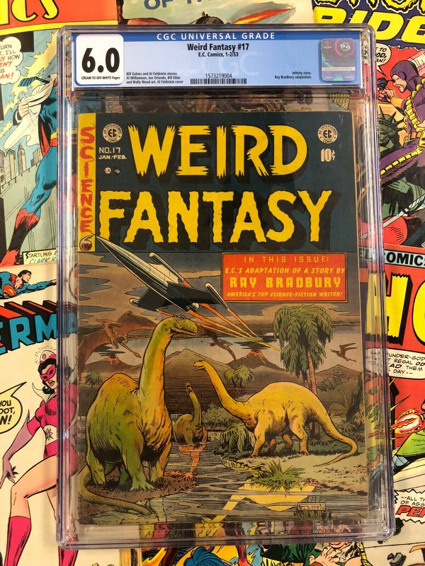 Weird Fantasy #17 CGC 6.0 ray bradbury E.C. Comics 1953 golden age SCI-Fi wood