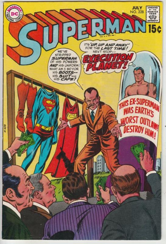 Superman #228 (Jul-70) VF/NM High-Grade Superman, Jimmy Olsen,Lois Lane, Lana...