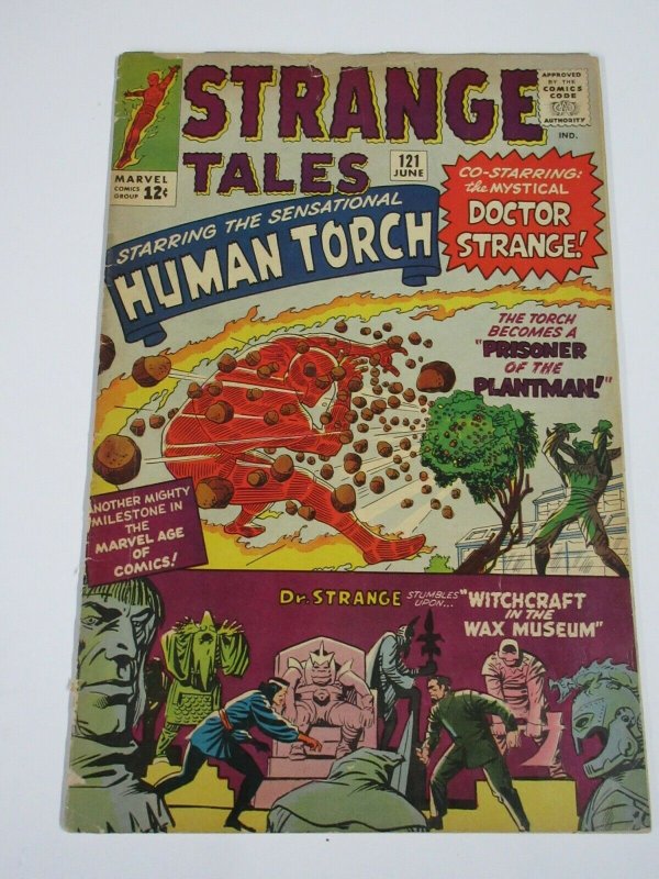 STRANGE TALES #121 (Marvel,6/1964) VG-  Ditko Dr Strange, classic era  