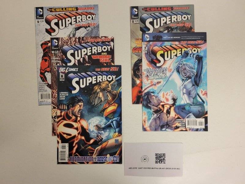 5 Superboy DC Comic Books #6 7 8 9 10 New 52 84 TJ19