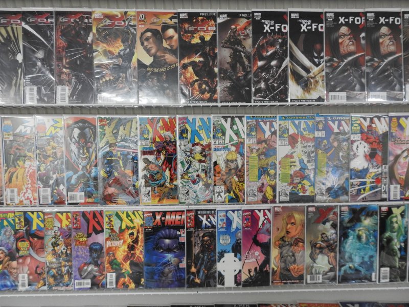 Huge Lot 150+ Comics W/ X-Men, X-Force, Superman, +More! Avg VF+ Condition!