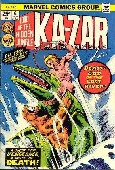 Ka-Zar (1974 series) #6, VF (Stock photo)