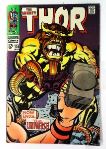 Thor (1966 series)  #155, Fine (Actual scan)