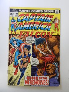 Captain America #164 (1973) FN- condition tape pull back cover