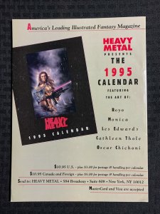 1995 March HEAVY METAL Magazine FN+ 6.5 Olivia / Milo Manara