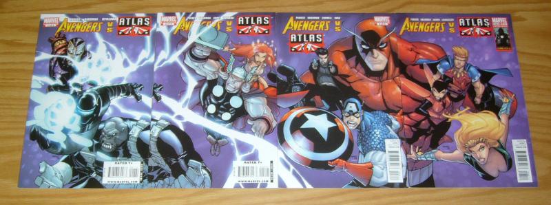 Avengers vs the Agents of Atlas #1-4 VF/NM complete series - jeff parker marvel
