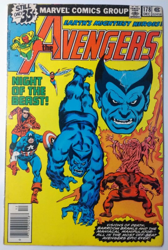 Avengers #178 (6.0, 1978) 1st app of the Manipulator