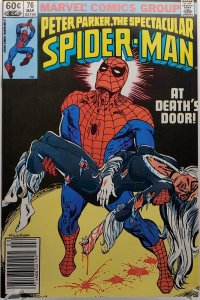 The Spectacular Spider-Man #76 (1983) NM no tattoz