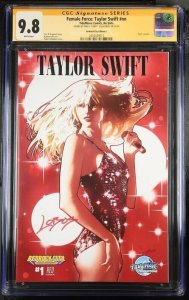 Female Force : Taylor Swift #(CGC 9.6  SS) Signed Pablo Villalobos * Edition C