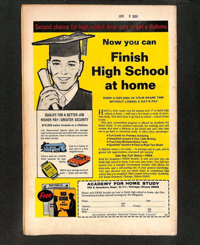 Avengers #65 The Swordsman Strikes!