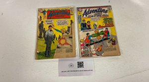 2 Adventure Comics DC Comics books #389 356 63 JW35