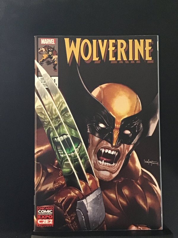 Wolverine #1 2020 C2E2 Exclusive Mico Suayan Hulk #340 Homage Variant Cvr