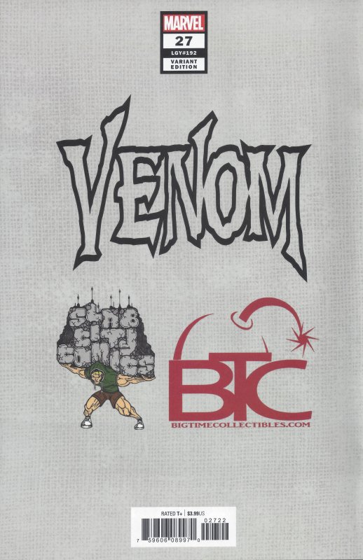 VENOM #27 LGY#192 & VENOM #28 LGY#193 VARIANTS ~ MARVEL 2020