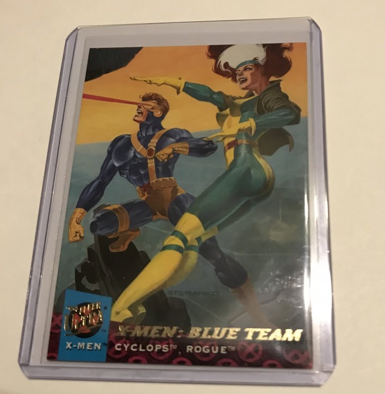 X-MEN BLUE TEAM #144 card : ‘94 FLEER ULTRA X-MEN, NM/M, Rouge & Cyclops