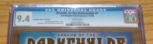 Dreams of the Darkchylde #1 CGC 9.4 dynamic forces gold foil variant w/COA 