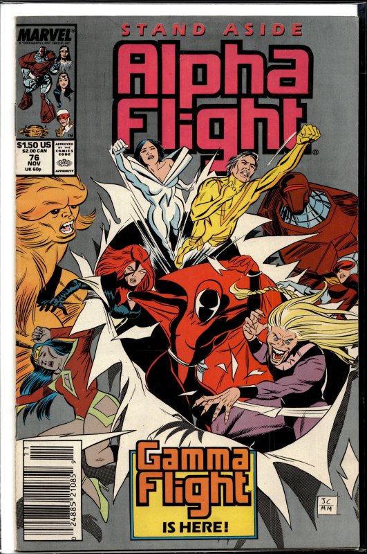 Alpha Flight #76 (1989) Alpha Flight [Key Issue]