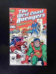 Avengers West Coast #13  Marvel Comics 1986 VF-