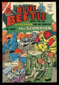 BLUE BEETLE #50 1966-CHARLTON COMICS-SCORPION APPEARS FN-