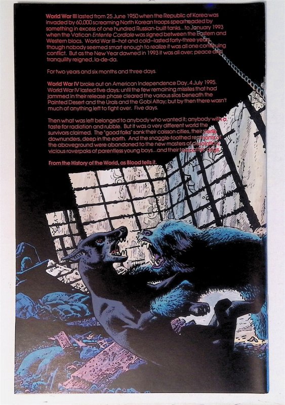 Vic & Blood #1 (Oct 1987, Mad Dog) 8.0 VF