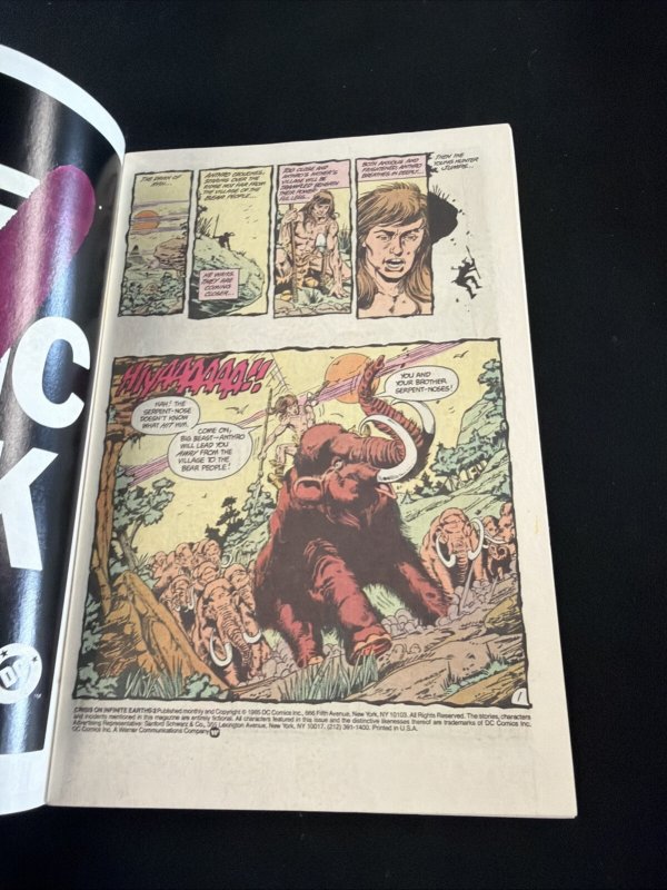 DC Comics Crisis On Infinite Earths #2 George Perez VF