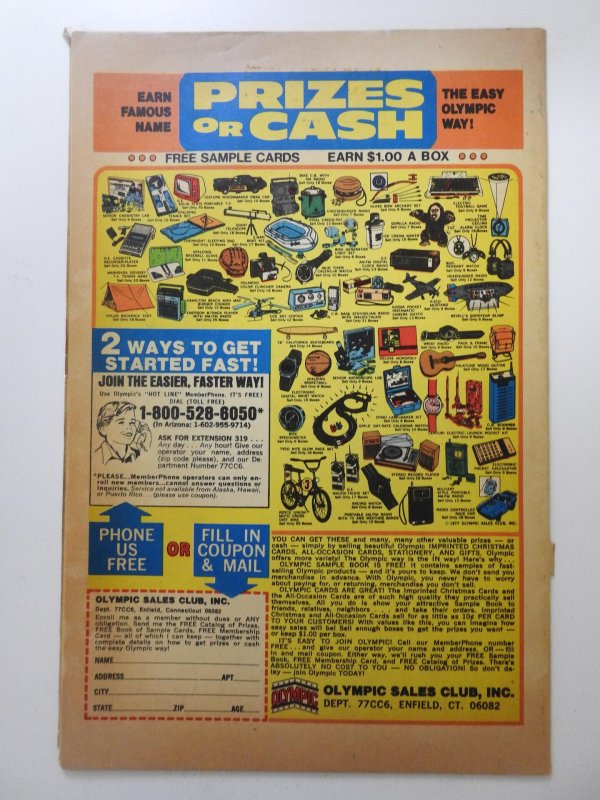 Bionic Woman #1 (1977) Based on 70's TV Show! Sharp VG- Condition!