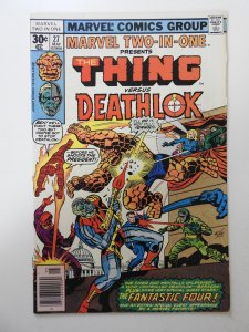Marvel Two-in-One #27 (1977) FN- Condition!