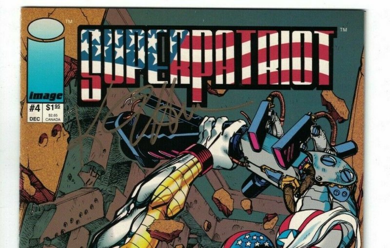 Superpatriot #4 signed by Keith Giffen - Image Comics