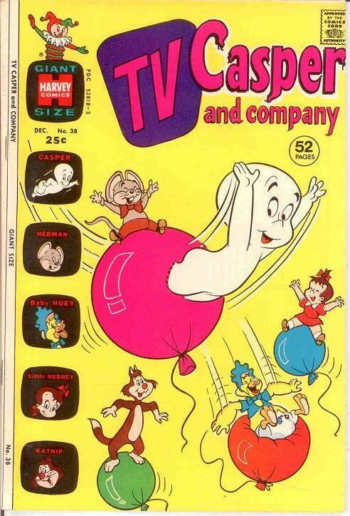 TV CASPER & COMPANY (1963-1974) 38 VF-NM Dec. 1972 COMICS BOOK