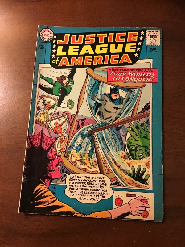 Justice League of America #26 1964 FN/VF Mid high grade! Desparo Returns C’ville