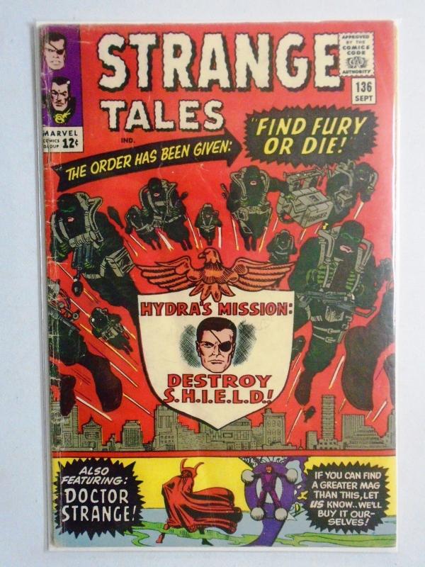 Strange Tales (1st Series) #136, 3.5 (1965)